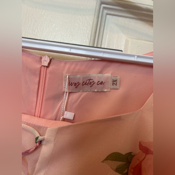 Ivy City Co Pink Blouse - 2X - Picture 2 of 3